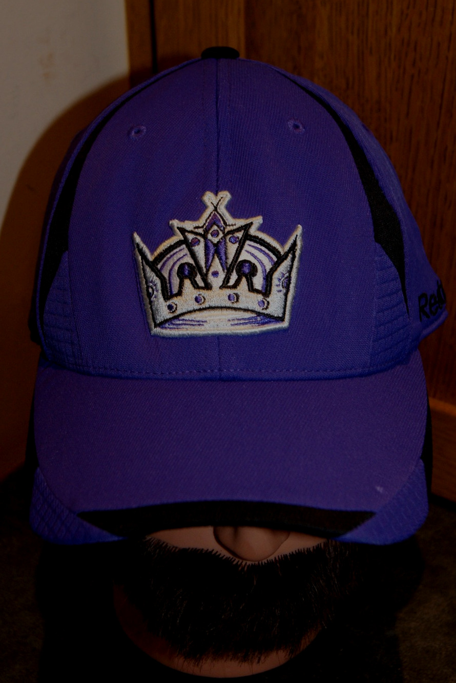 Reebok Los Angeles Kings NHL Center Ice Collection Cap Purple Black L/XL Hat